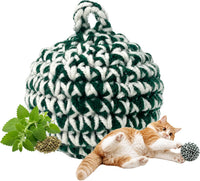 JAYU PET Red Cat Ball, 2.7 inch – Essentials for Cats - Green W/O Bell / 2.7inch