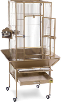 Prevue Pet Products Steel Bird Flight Cage with Wheels - Coco Brown - image 2