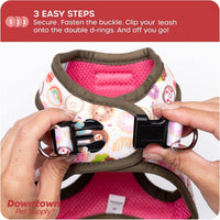 Downtown Pet Supply Step in Dog Harness for Teacup Dogs & Cats No Pull - Large / Donut - image 4