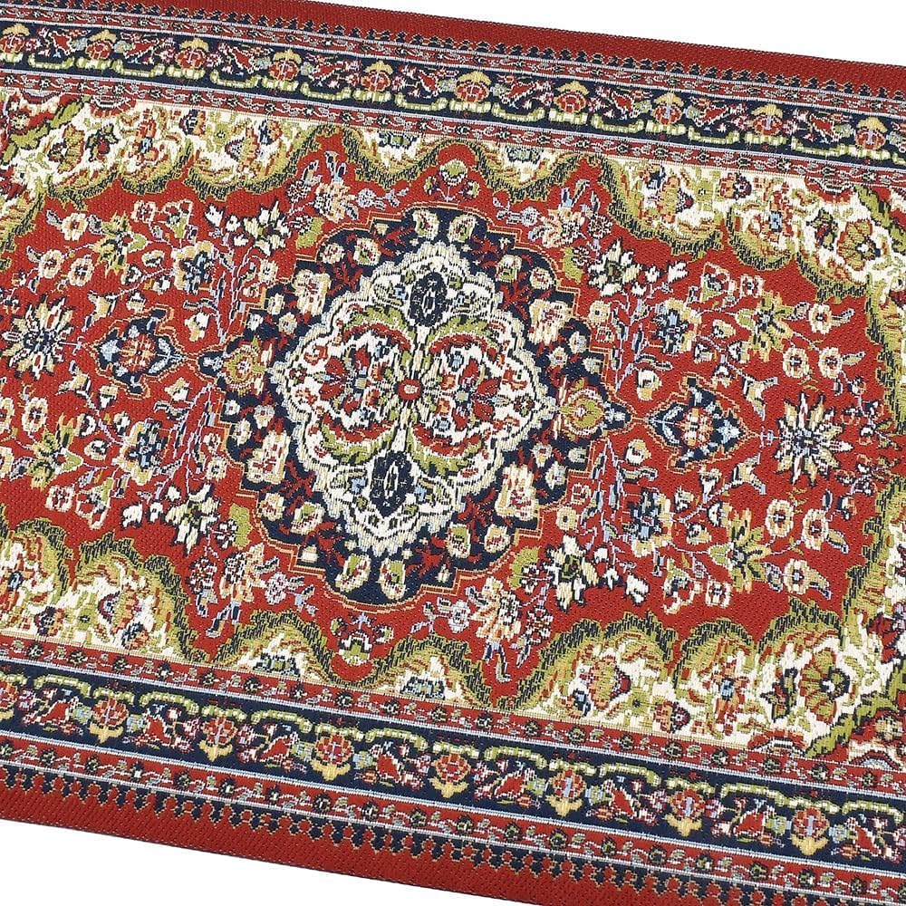 iLAND Dollhouse Rug 1/12 Scale Woven Miniature Carpet 2pcs Fragrance – Fun for Kids & Family - 2pcs Love - image 4