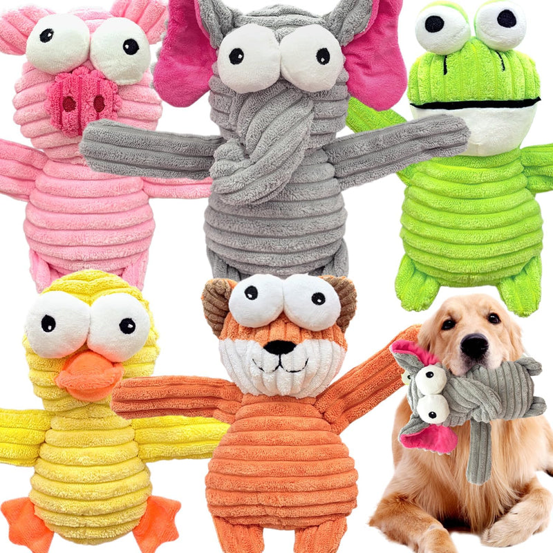 Dog Squeak Toys Puppy Toys - 5 pcs dog toys big eyes