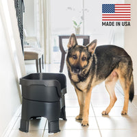 Neater Feeder Deluxe Mess-Proof Elevated Dog Bowls for Large Dogs - Large + Standard Bowl / Midnight Black - image 2