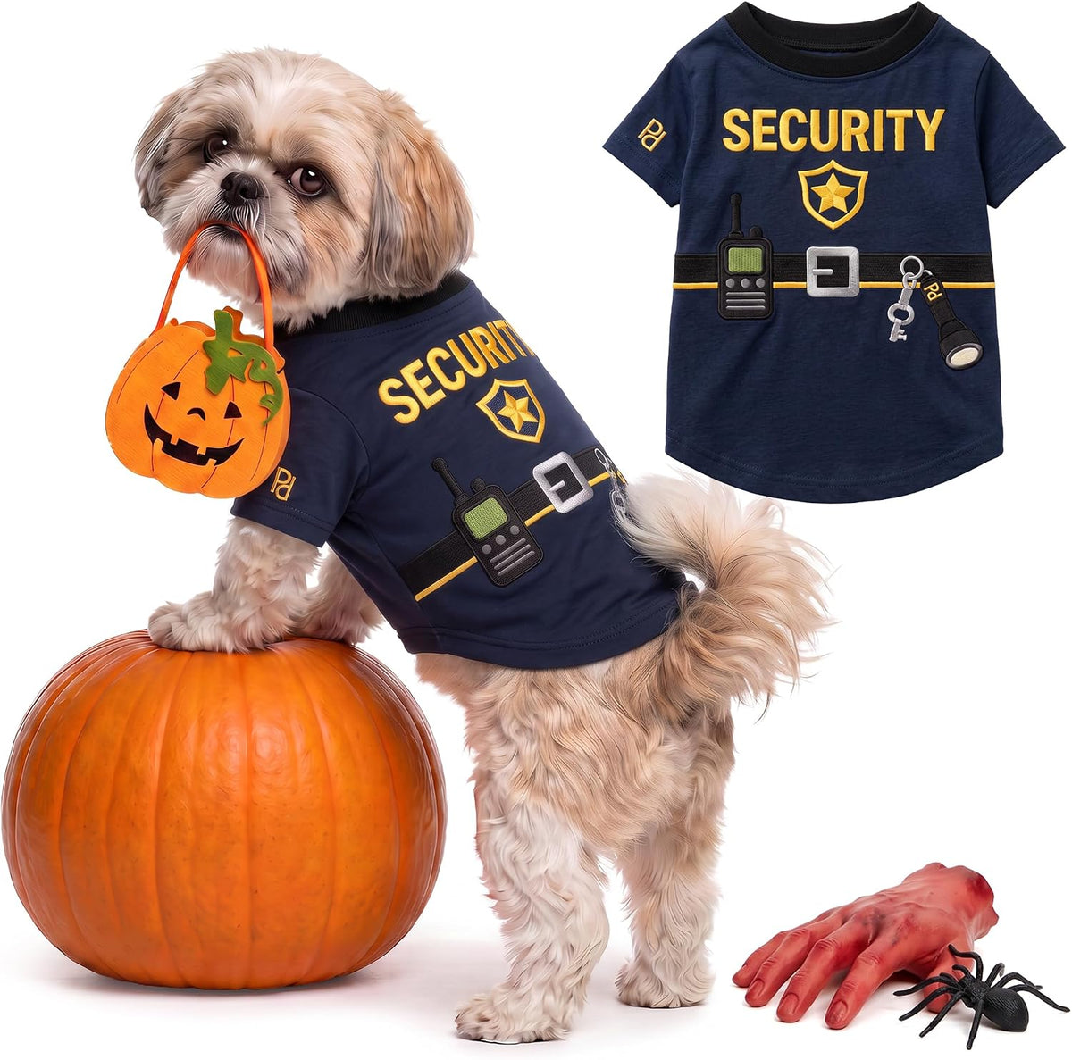 Parisian Pet Dog Halloween Costume - Security Woofficer / M