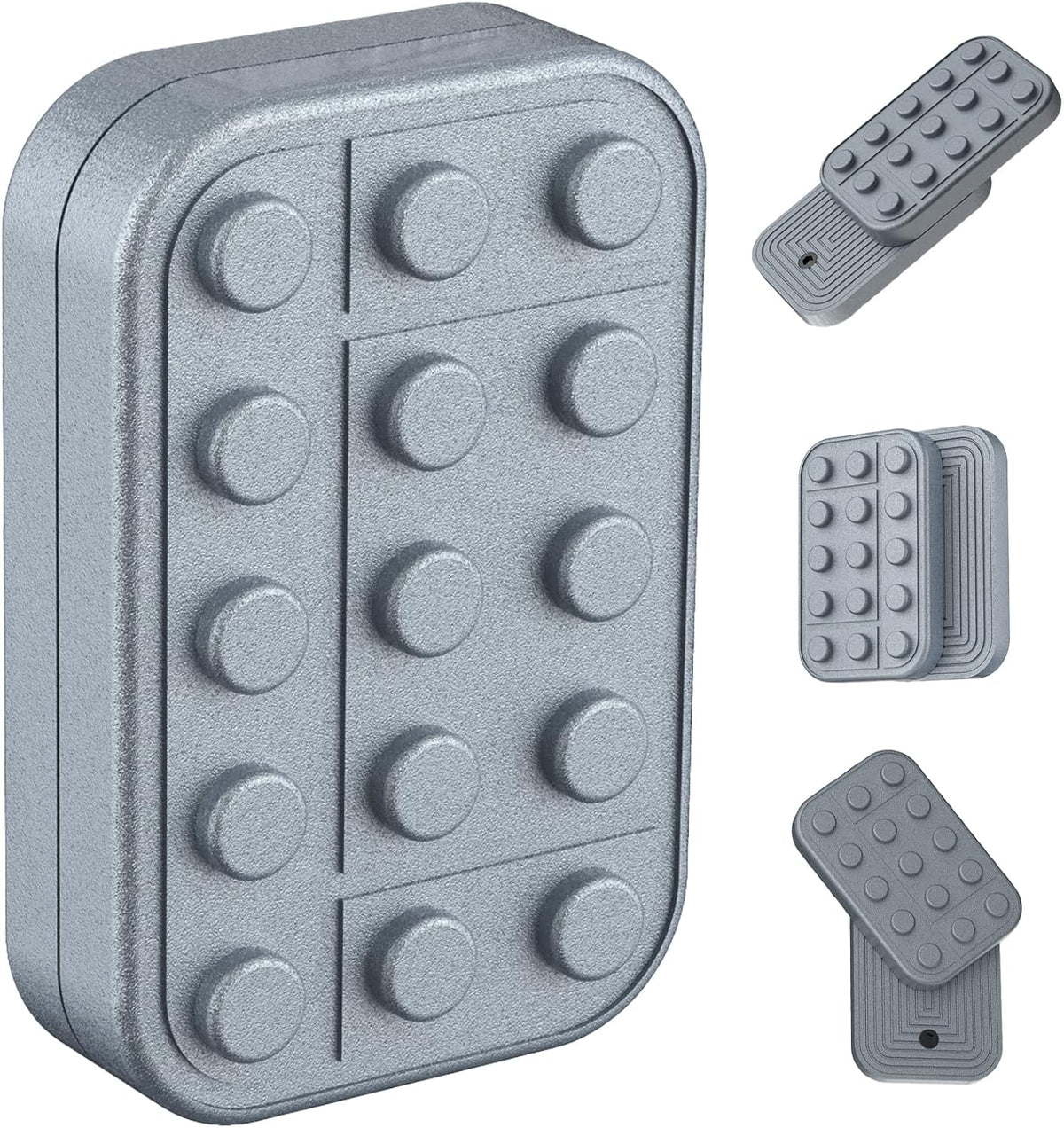 Fidget Toys Adults Magnetic Desk Toy Metal Fidgets Slider - Starry Gray