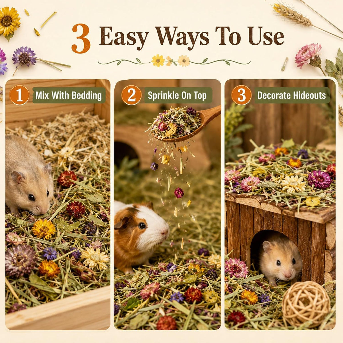Sukh Hamster Bedding Odor Control - 200 Grams - image 3