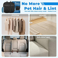 2Pcs Pet Hair Removal Gloves Kit (2 Sizes) for Dogs & Cats, 2025 Newly Upgraded Five-Finger Electrostatic Pet Hair Gloves, Reusable Pet Hair Remover Tools for Clothing, Carpet, Sofa Gaps, Car Seat