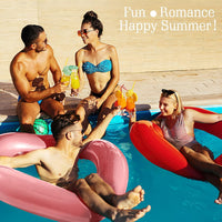 HeySplash Pool Floats, Inflatable Pool Floaties for Adults – Fun for Kids & Family - E-Rose Gold - image 4