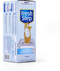 Fresh Step Drawstring Cat Litter Liners, Scented, 2-Pk - Unscented / 7 Count (Pack of 36) - image 4