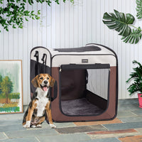 Dog Kennels and Crates for Medium Dogs - Brown / 24.0"L x 16.0"W x 19.0"H - image 4