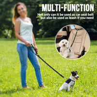 Lukovee Dog Car Seat Belt, Headrest Restraint, Headrest - Black / ·Small: Headrest + Clip, 2 Pcs - image 4