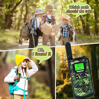 VOOPON green camo walkie talkies for kids with LCD screens - view 10