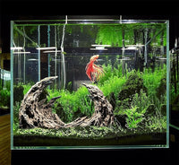 Novelsite Premium Large Sandstone Canyon Rock Formation - Lifelike Aquarium Decor for Fish Tank, 17" x 8.6" x 5" - Enhance Aquatic Landscape with Realistic Natural Look