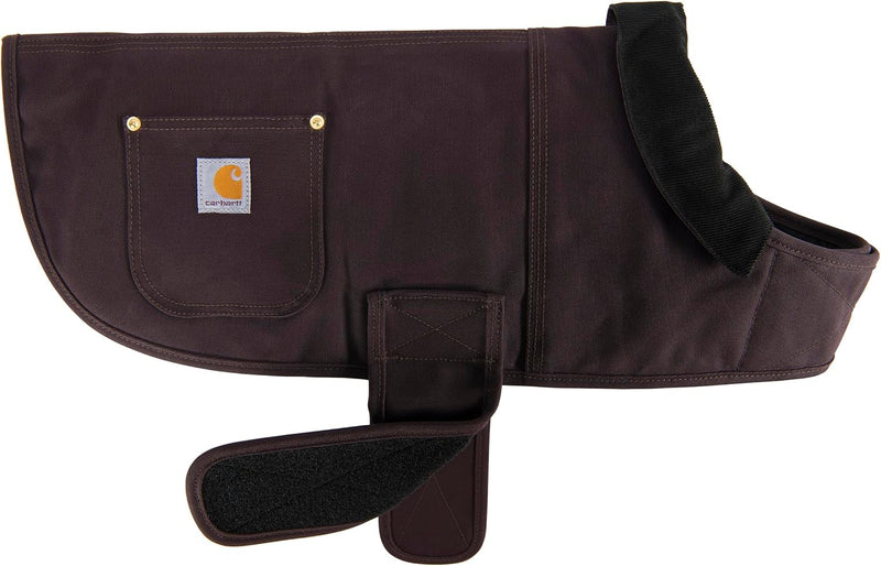 Carhartt Firm Duck Insulated Dog Chore Coat Hunter Orange/Brass XL – Essentials for Dogs
