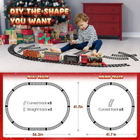 Hot Bee Train Set, Remote Control Train Toys with Smoke - Large - image 4