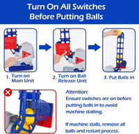 iPlay, iLearn Kids Pitching Machine Toys - Blue - image 4