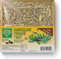 Small Pet Select Forage Tray Bundle, 3 Pack of Foraging Trays for Rabbit, Guinea Pig, Hamster or Bunny - Natural Treats, Dandelion, Flower, Herb Mix 2.5oz Each