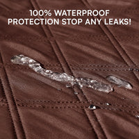 Luciphia Waterproof Couch Cover for Dogs - Coffee+brown / 52" x 82" - image 2