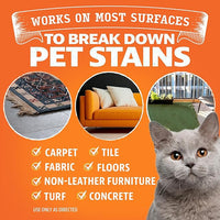 ANGRY ORANGE Cat Urine Odor Eliminator & Stain Remover, Pet-Friendly Deodorizer