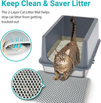 Stainless Steel Litter Box with Lid, Metal Cat Litter Box - 12"H - Grey - image 3