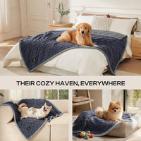 Luciphia Waterproof Dog Blanket - Dark Grey / M (57" x40") - image 4