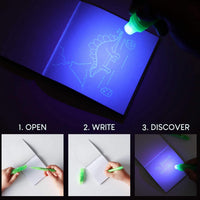 BONNYCO Invisible Ink Pen and Notebook Pack of 16 Party Favors - Dinosaurs - Pack 16 - image 2