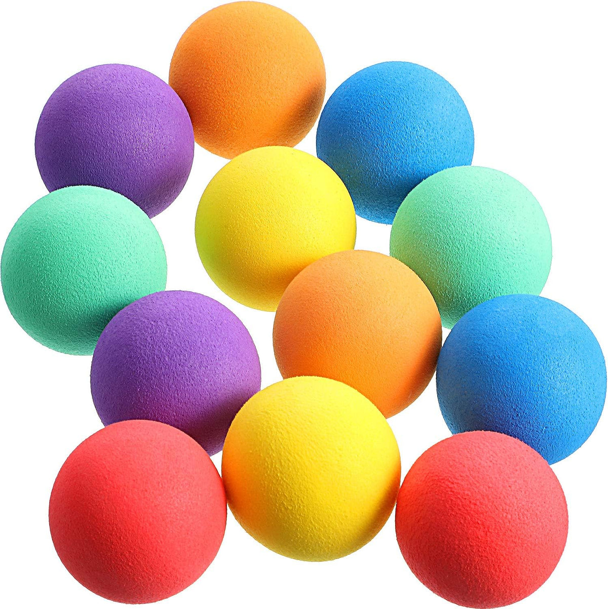 Gejoy 24 Pieces Soft Foam Balls Bulk Lightweight Mini Balls for Safe - 1.57 Inch