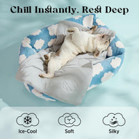 LE SURE ApexCloud Premium Cooling Blankets for Medium Dog Q-MAX>0.4 - L(40x50") / Light Blue - image 4