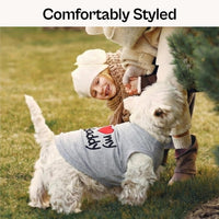 Parisian Pet Dog Shirt, 100% Cotton Shirts for Medium Dogs - I Love My Daddy / 5X-Large (110-140lbs) - image 2