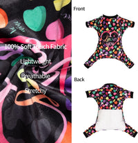 CuteBone Small Dogs Outfit Soft Puppy Onesies Pjs Christmas Dog - I love u / Large - image 3