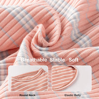BAOBICUTE 3-pack striped cotton dog shirts, stretchy sleeveless vest - view 3