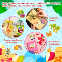 DUJAA 640-piece fall stickers for kids with pumpkins, leaves and scarecrows - view 34