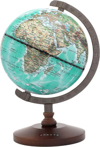Annova Mini Antique Globe 4-inch / 10 cm - Blue - image 3