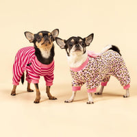 Fitwarm Funny Duck Dog Pajamas - Leopard / X-Large - image 4