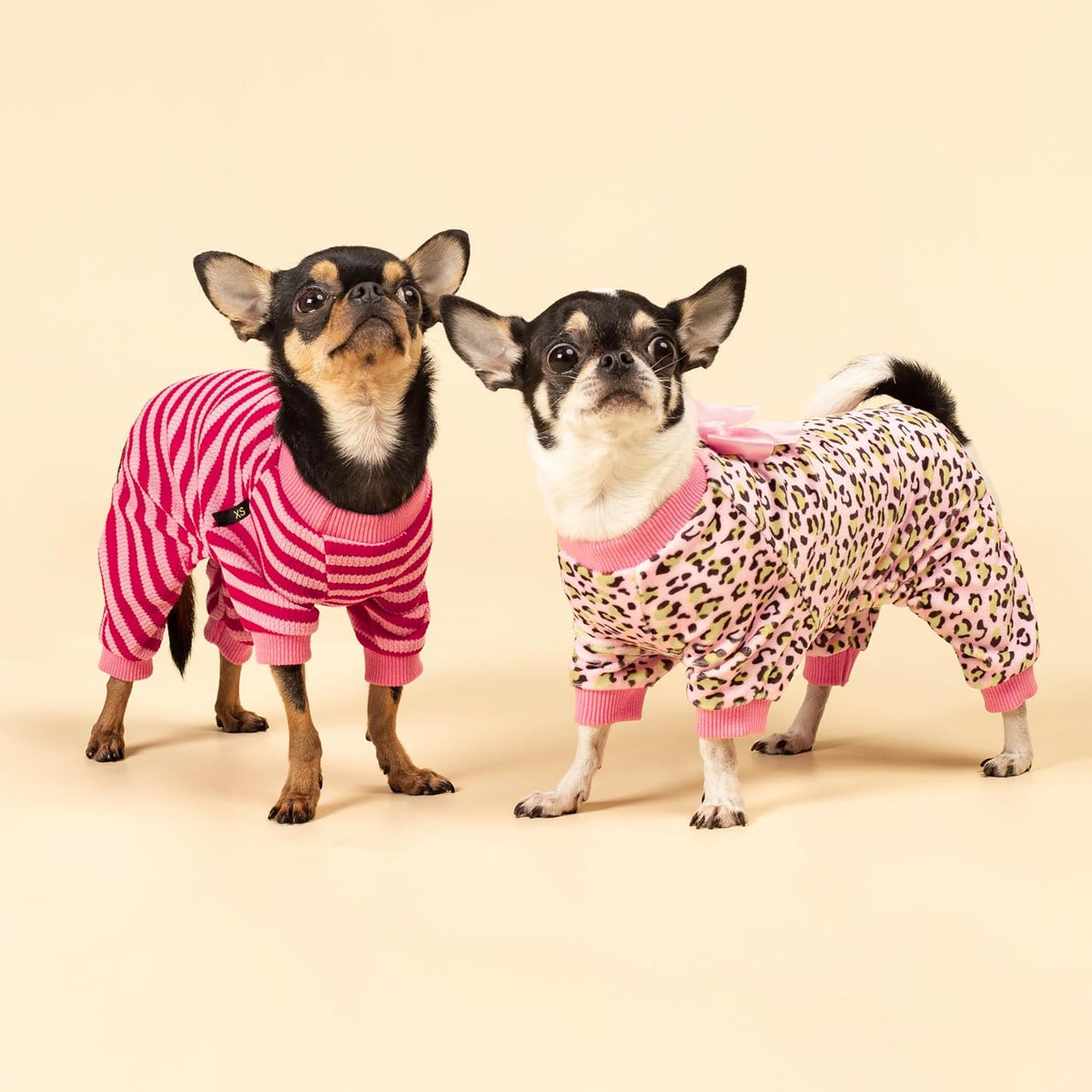 Fitwarm Funny Duck Dog Pajamas - Leopard / X-Large - image 4