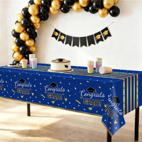 Childom 3 Pack Black and Gold Tablecloths for Events - Blue - image 2
