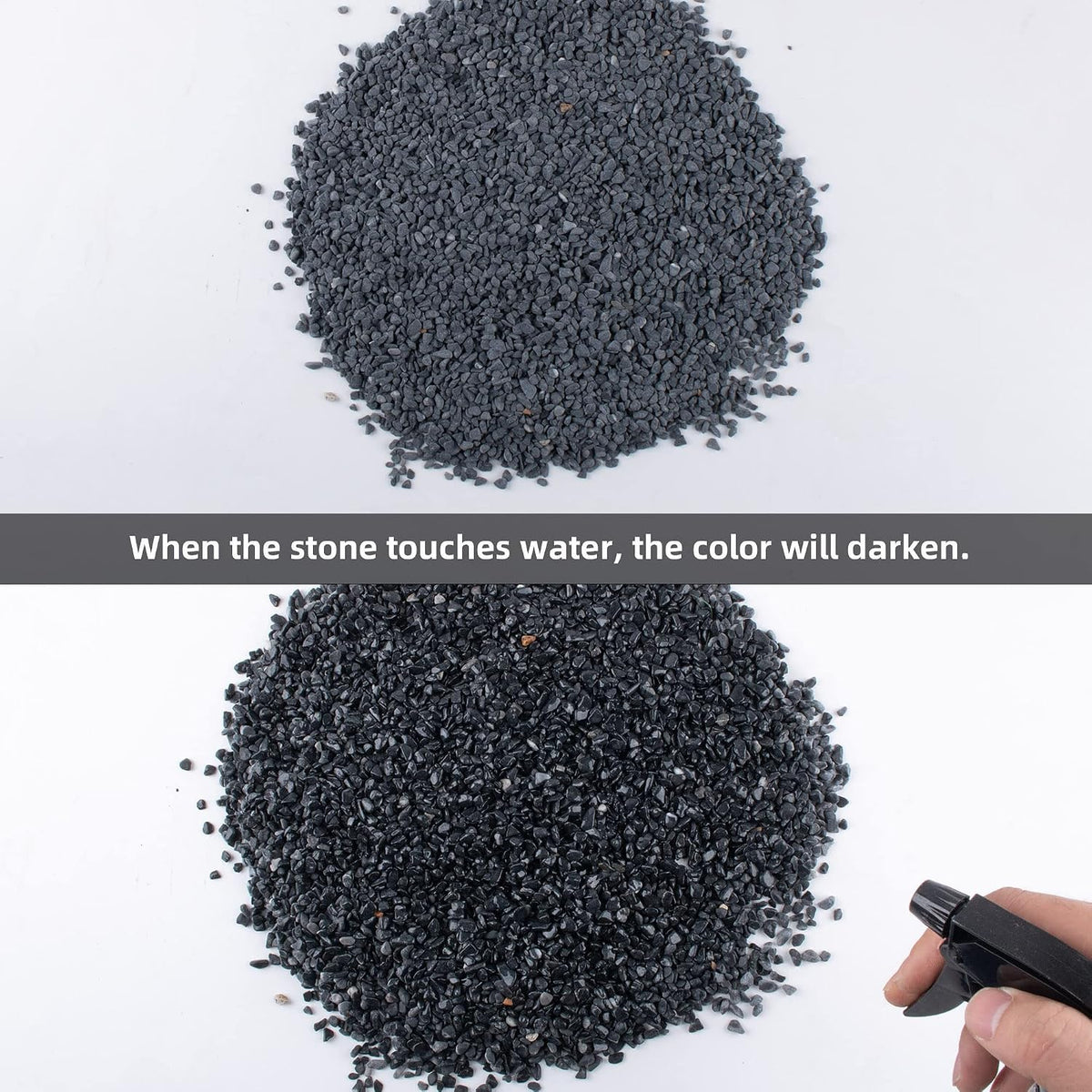 3lb Cactus Pea Gravel Rocks - 3LB / Black Galaxy - image 4