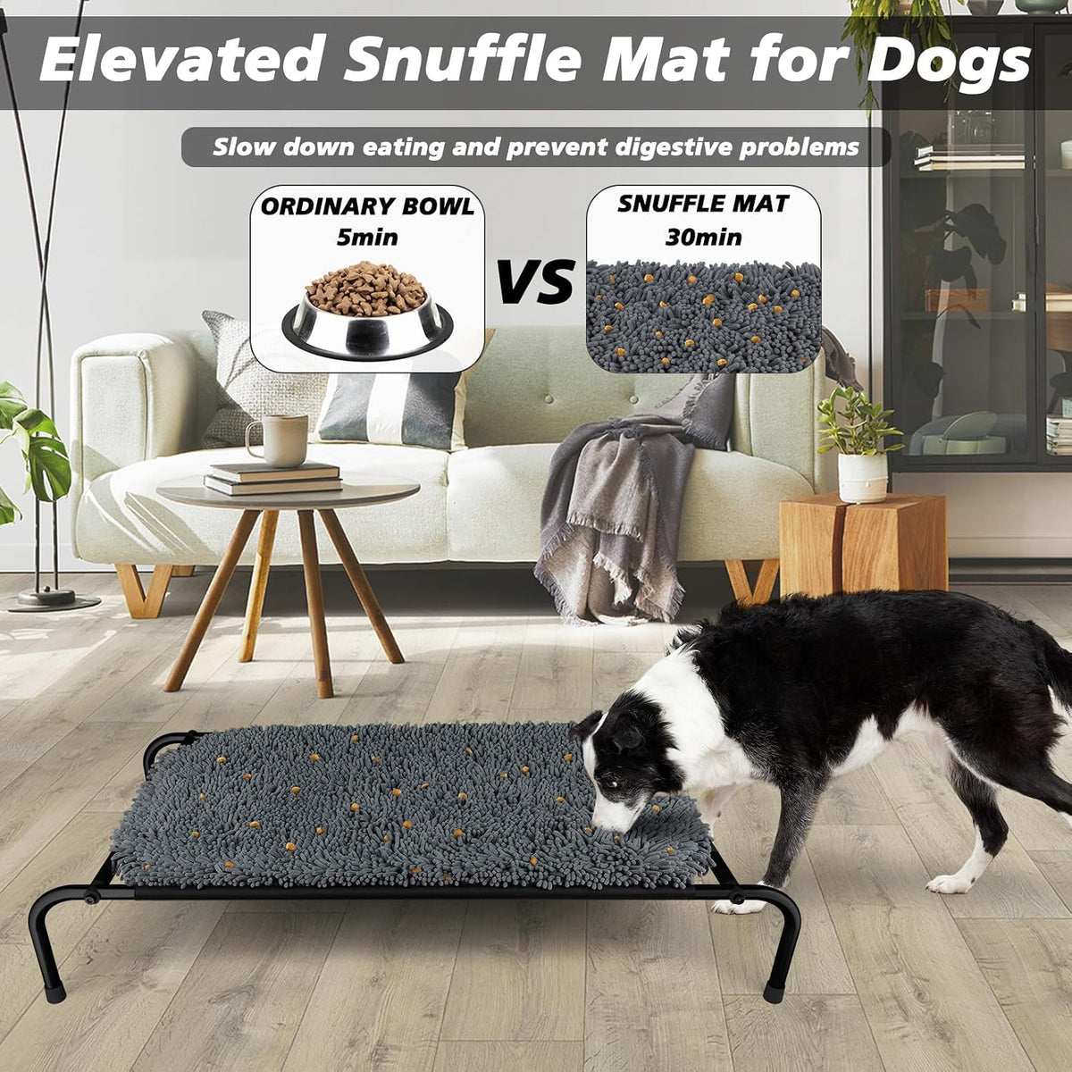 Snuffle Mat for Dogs, Interactive Puzzle Toys Feeding Games for Pets – Essentials for Dogs - 23'' x 40'' - image 2