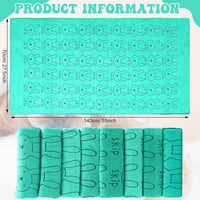Peryiter 8 Pcs Dog Drying Towels Bulk 55'' x 28'' Pet Grooming - Cyan - image 2