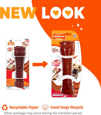 Nylabone Power Chew Basted Blast Dog Chew Toy - Bacon & Steak / X-Large - image 2