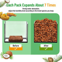 10LB Coconut Husk Chip for Reptiles - 4 pack - image 3