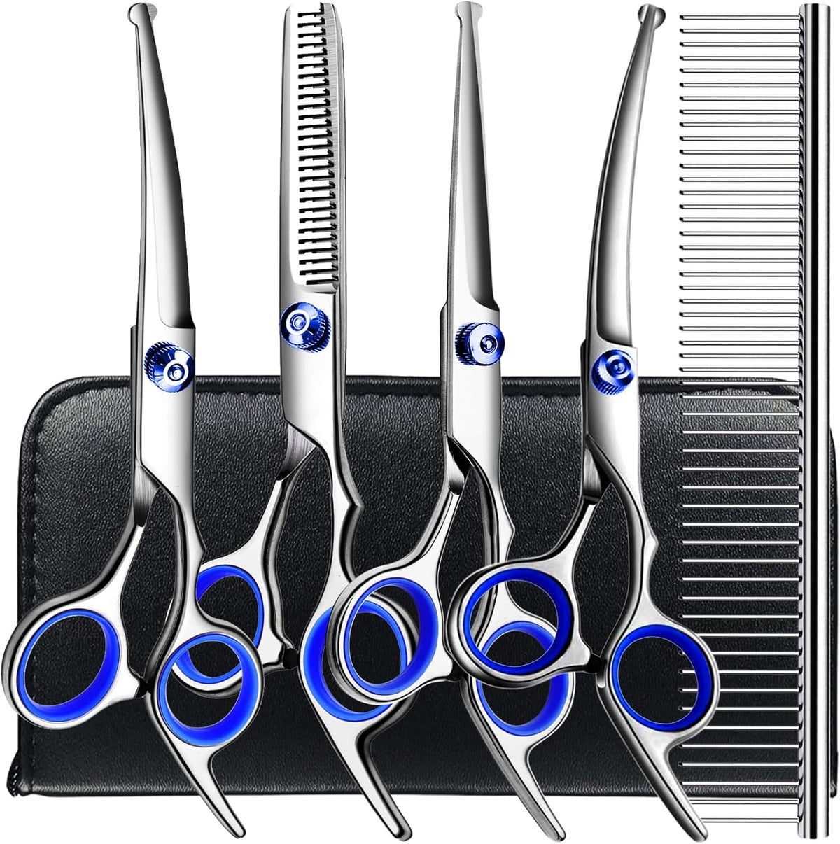 TINMARDA Dog Grooming Kit - Blue / 5 Piece