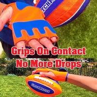 Funwares CatchMaster water football set with hook and loop ball and two gloves - view 2