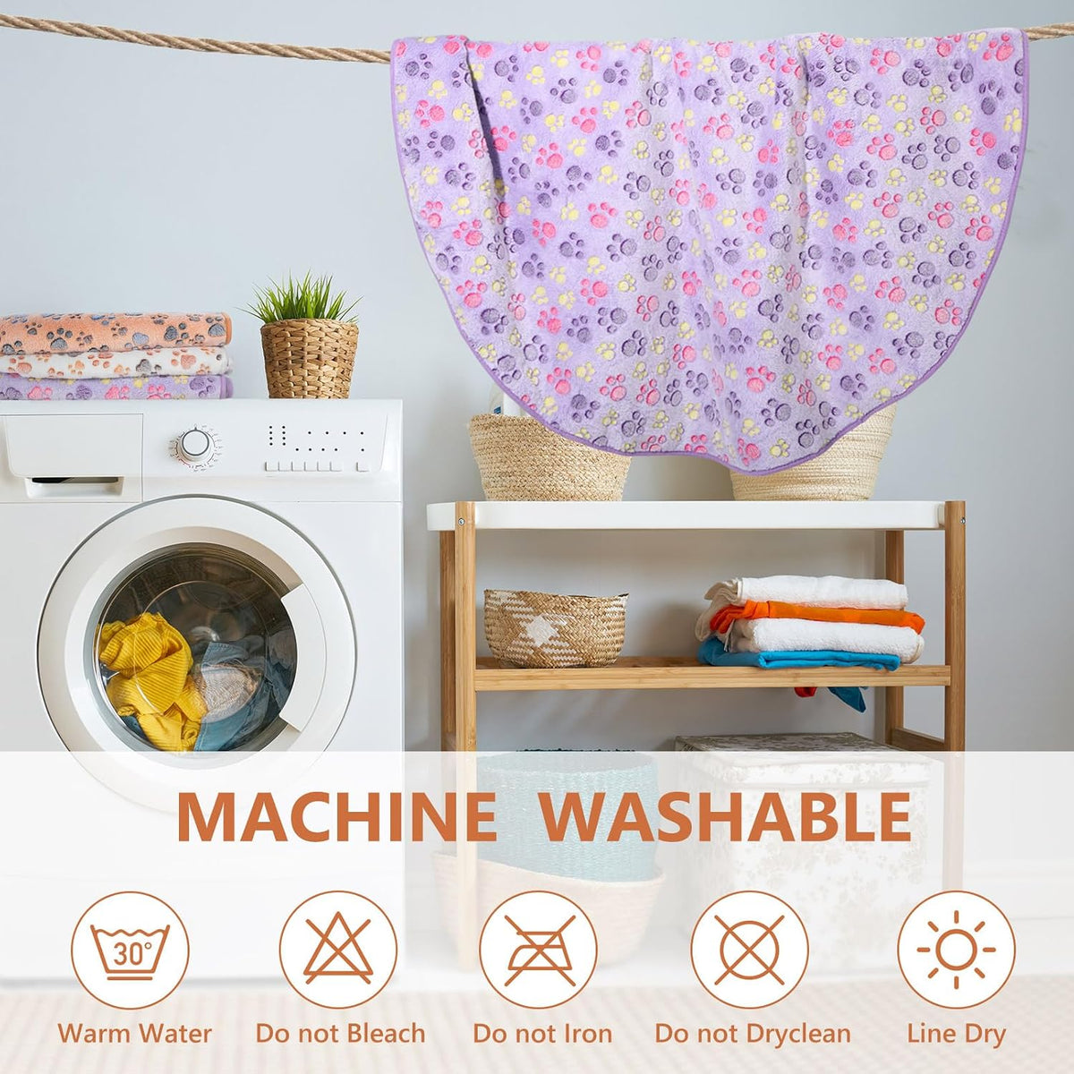 4 Pack Washable Whelping Pad Whelping Supplies Absorbent Reusable - Bright Color / 32 Inch - image 3