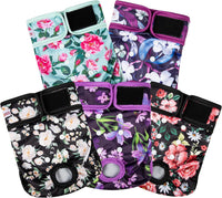 Washable Reusable Female Dog Diapers Small Medium Large Doggie Puppy - Flower / Large / 5 - image 2