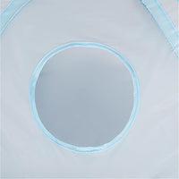 Tempcore 3-Way Collapsible Cat Tube Toys, Indoor Cat Tunnels with Peek Hole Toy Ball, Light Grey