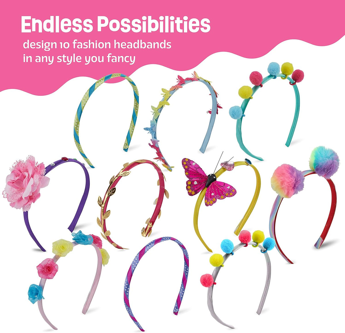 Pretty Me Headband Making Kit for Girls - image 4