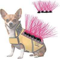 Coyotevest Coyotewhiskers Protective Nylon Dog Harness Bristles - Pink