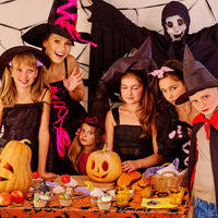 Newwiee 3 pack Halloween plastic tablecloths with candy corn print, 108 x 54 inches - view 31