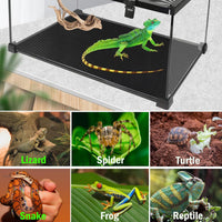KABASI Reptile Substrate Liner Terrarium Carpet - 17.7x78.7 inch / Black - image 3