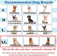 Hard & Heavy Plastic Dog Cone Collar Alternative for Extra Large Dogs(Adult Lab Golden GSD), Pet Neck Head Protective Cone Anti-Lick, Adjustable Elizabethan Recovery Collar Cone of Shame for Healing